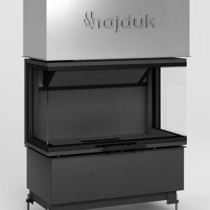 Fireplace insert Hajduk Volcano 3BTh black chamotte Volcano 3BTh czarny szamot 300x300 - Fireplace insert Hajduk Volcano 3BTh black chamotte